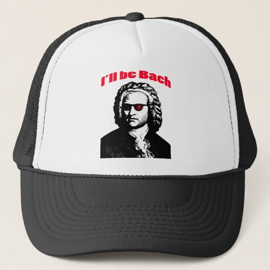 Casquette Je serai Bach (Devant)