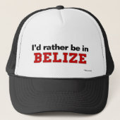 Casquette Je serais plutôt à Belize (Devant)