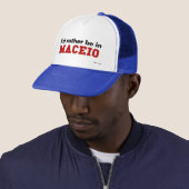 Casquette Je serais plutôt à Maceio (En situation)