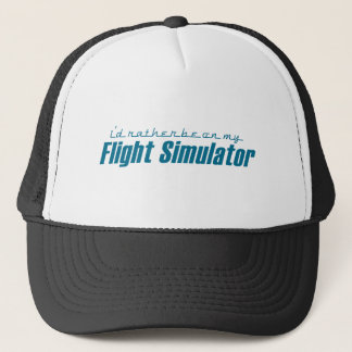 Casquette Je serais plutôt sur mon Flight Simulator