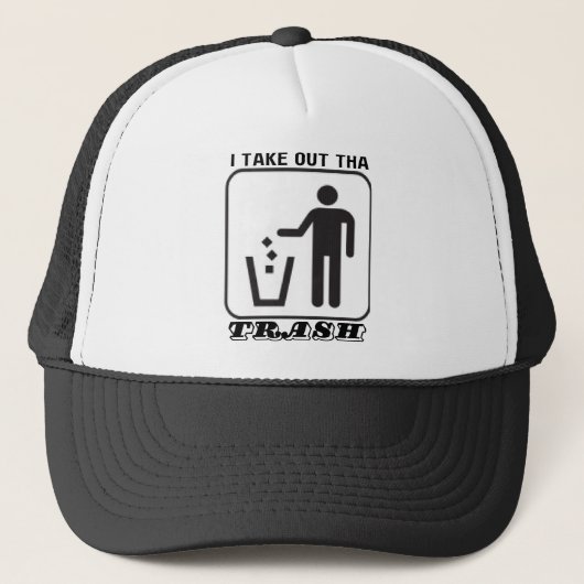 CASQUETTE JE SORT LES ORDURES (Devant)