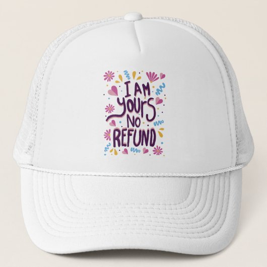 Casquette Je suis à vous sans remboursement (Devant)