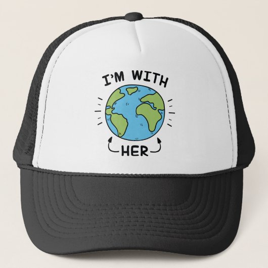 Casquette Je suis avec elle (Devant)