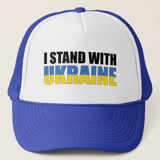 Casquette Je Suis Avec L'Ukraine (Devant)