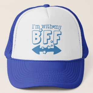 Casquette Je suis avec ma MEILLEURE AMIE (double flèche)