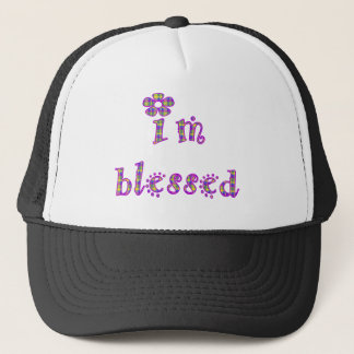 Casquette Je suis conception bénie de plaid