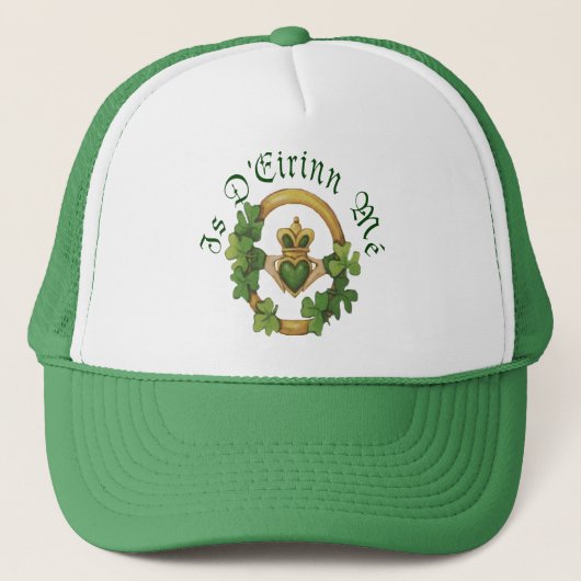 Casquette Je suis de l'Irlande (Devant)
