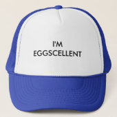 Casquette je suis eggscellent (Devant)
