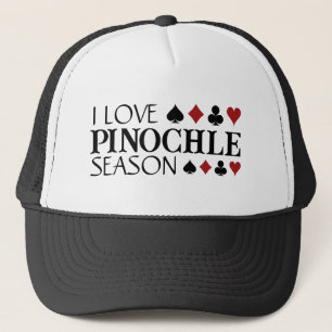 Casquette Je suis fan de la saison de Pinochle et du T-Shirt