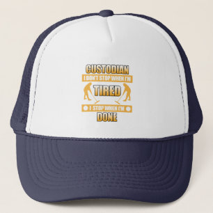 Casquette Je suis gardien de l'école gardien Janitor Appré