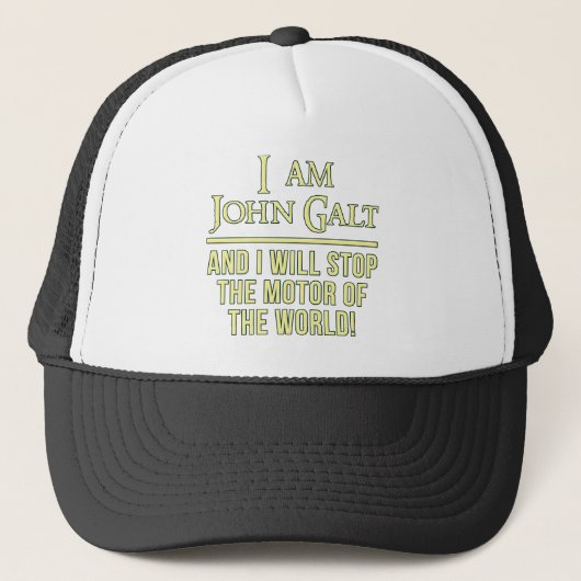 Casquette Je suis John Galt (Devant)