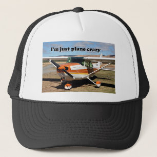 Casquette Je suis juste fou plat : Avions de Cessna