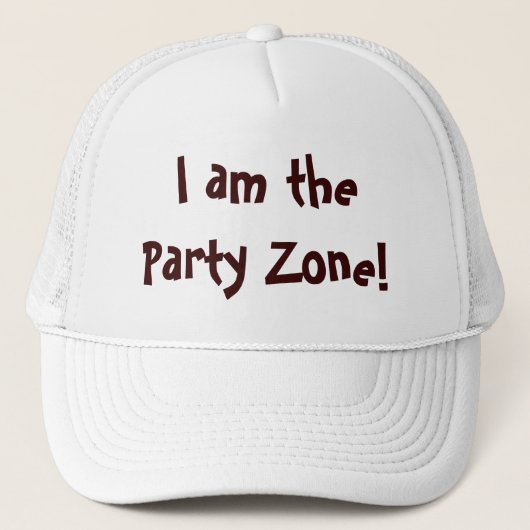 Casquette Je Suis La Citation Drôle De La Zone De Fête (Devant)
