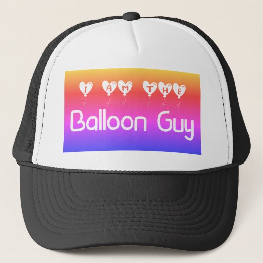 Casquette Je Suis Le Chapeau De Trucker Guy Balloon (Devant)