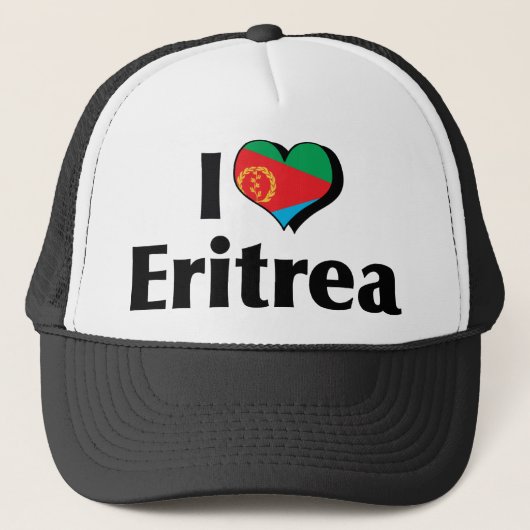 Casquette Je suis l'Erythrée Drapeau (Devant)