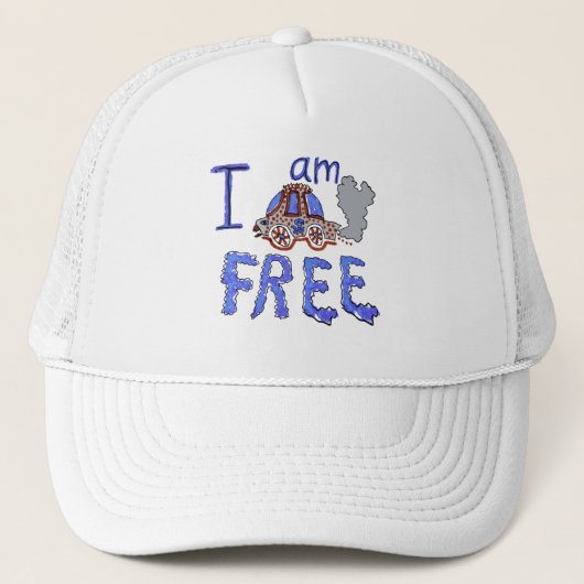 Casquette Je suis libre de ma voiture (Devant)