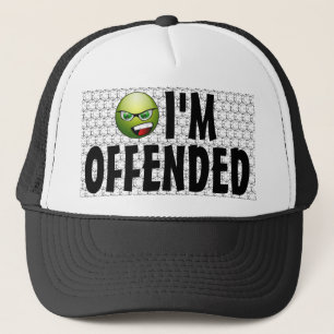 Casquette Je suis offensé Enveloppé de bulle en colère