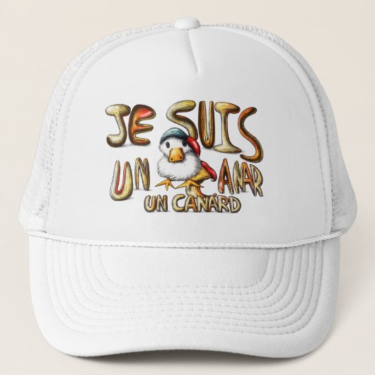 Casquette je suis un canard (Devant)