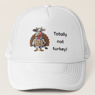 Casquette Je suis un dindon vache Déguisement drôle de Tha