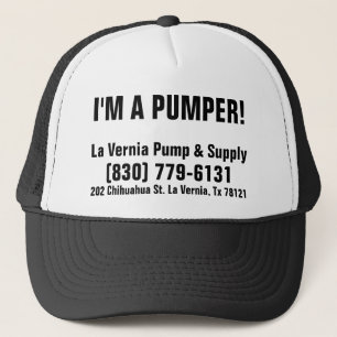 Casquette Je suis un ouvrier chargé des pompes ! Pompe et