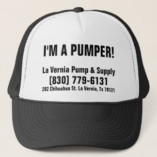 Casquette Je suis un ouvrier chargé des pompes ! Pompe et