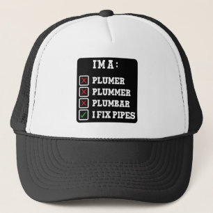 Casquette Je suis un Plummer Plumbar Handyman Pipes Fixer