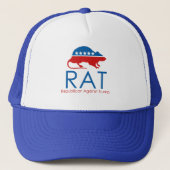 Casquette Je suis un R.A.T : Républicain contre Trump (Devant)