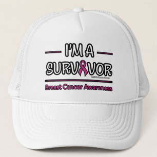 Casquette Je suis un survivant... Cancer du sein