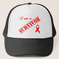 Je suis un survivant - ruban rouge