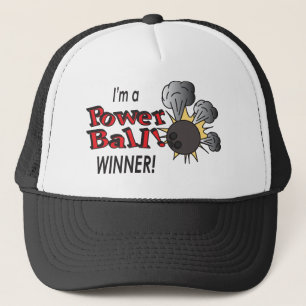 Casquette Je suis un vainqueur de Powerball   🎳 Pins de Bow