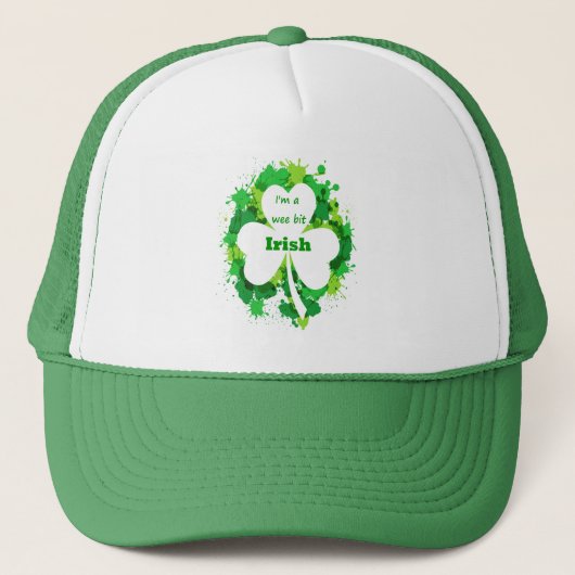 Casquette Je suis un Wee Bit Irish Fun St. Patricks Day Cita (Devant)