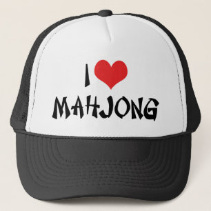 Casquette Je t'aime Mahjong Cœur - Amoureux du Mah Jong