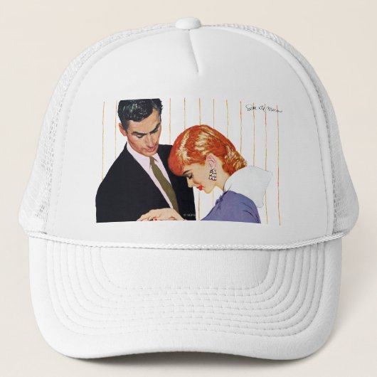 Casquette Je t'aime, maman Girl (Devant)