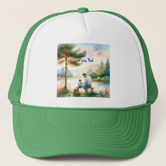Casquette Je t'aime, papa (Devant)