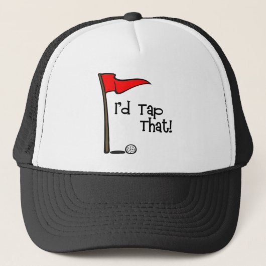 Casquette Je taperais que - golf (Devant)
