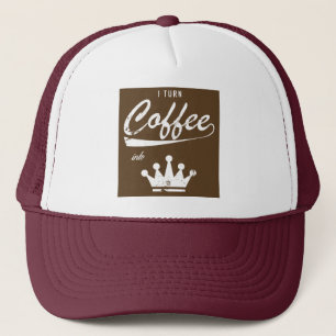 Casquette Je transforme le café en KOM