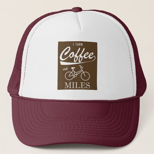 Casquette Je Transforme Le Café En Miles (Devant)