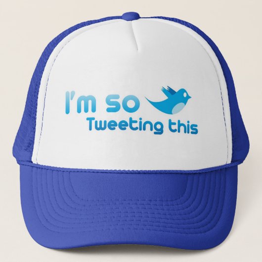Casquette Je tweete ça (Devant)