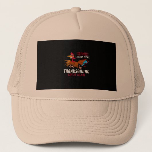 Casquette je vais rendre grâce à nouveau. (Devant)