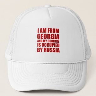 Casquette Je viens de Géorgie et mon pays est occupé