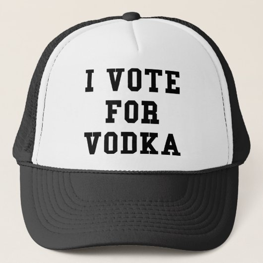 Casquette Je Vois Pour Vodka (Devant)