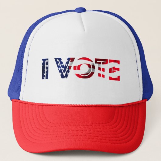 Casquette Je vote (Devant)