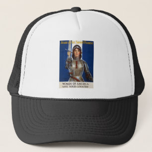 Casquette Jeanne d'Arc Héroïne Française, Chevalière La Puce