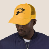 Casquette J'écris Epic Auteur Slogan Bold Design unique (En situation)
