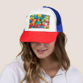 Casquette Jelly Bean Candies Colorful (En situation)