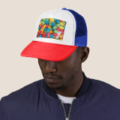 Casquette Jelly Bean Candies Colorful (En situation)