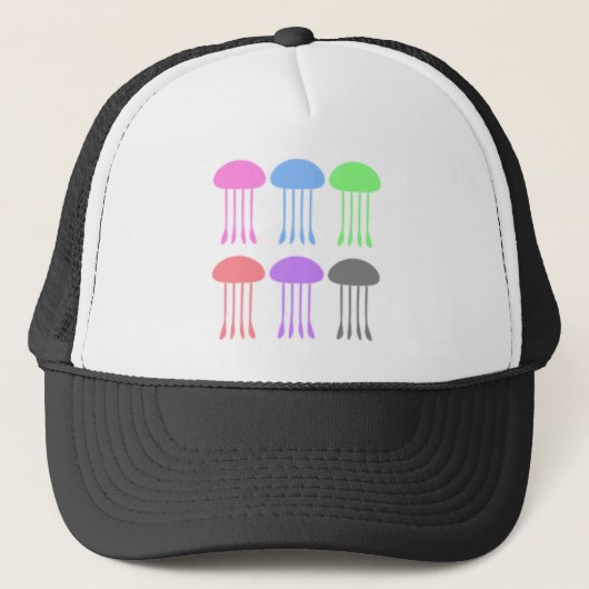 Casquette Jellyfish arc-en-ciel sur la parade (Devant)