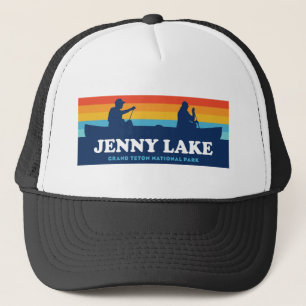 Casquette Jenny Lake Grand Teton National Park Canoe