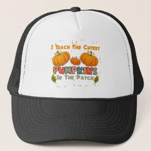 Casquette J'Enseigne Les Citrouilles Les Plus Cuttes Dans Le