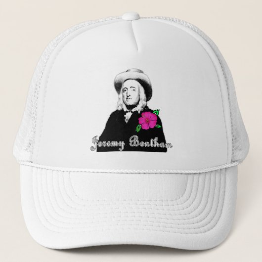 Casquette Jeremy Bentham avec la fleur tropicale (Devant)